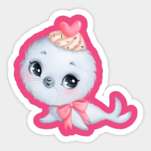 Sea Lion Birthday Gift Edition Sticker